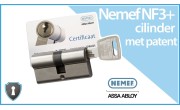Nemef NF3+ cilinder met kerntrekbeveiliging (1x) - SKG*** Nemef NF3+ cilinder met kerntrekbeveiliging (1x) - SKG***