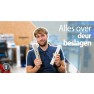 Hoppe Amsterdam veiligheidsbeslag kruk/kruk - Aluminium F1 - PC72 met kerntrekbeveiliging (afgerond) - SKG*** Hoppe Amsterdam veiligheidsbeslag kruk/kruk - Aluminium F1 - PC72 met kerntrekbeveiliging (afgerond) - SKG***