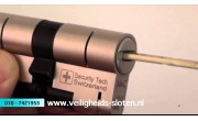 M&C Color Budget cilinder met kerntrekbeveiliging (2x) - SKG*** M&C Color Budget cilinder met kerntrekbeveiliging (2x) - SKG***