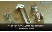 AXA Oyster 3355-15-81/L raamsluiting en kierstandhouder combi draairichting 1